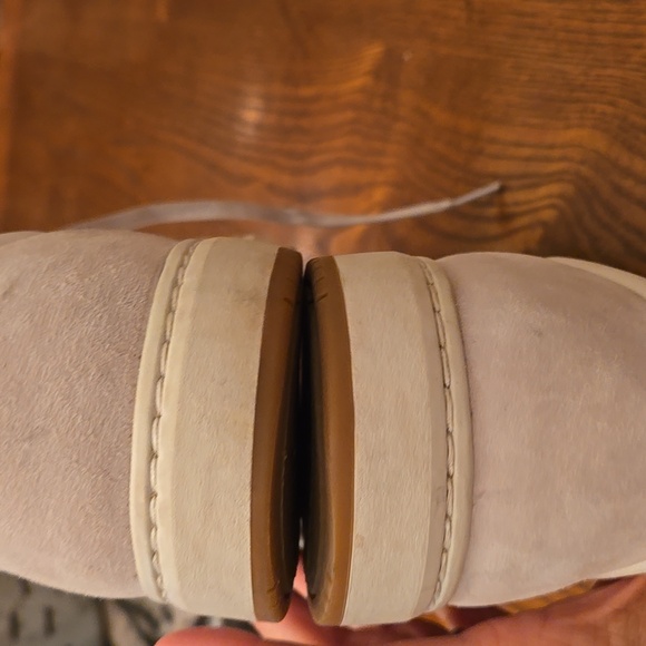 Dansko Josey White Rose Gold Leather Suede Trim Women's Sneakers Size 41 - Picture 10 of 11